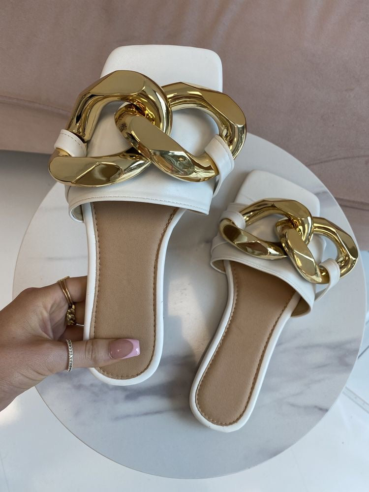 Sandalias planas aura de verano